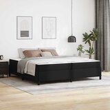 vidaXL Okvir kreveta s madracem Crna 200 x 200 cm | shoptok.hr