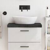 vidaXL Kopalniški pult temno siv 60x40x(2-6) cm obdelan trden les | Shoptok.si