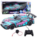 Rc trkaći automobil s osvijetljenim tirkiznim tijelom Cijene