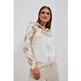 Moodo WOMEN'S SWEATSHIRT L-BL-4004 OFF WHITE Cene