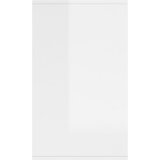  Komoda sjajna bijela 135 x 41 x 75 cm od konstruiranog drva | shoptok.hr