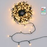 Aigostar LED prigušiva vanjski svetlosni niz sa senzorom 100xLED/3xAA 12m topla bela + daljinski upravljač | Eponuda.com