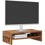 vidaXL Stojalo za ekran star les 42x24x13 cm iverna plošča | Shoptok.si