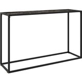  Konzolni stol crni 120 x 35 x 75 cm od kaljenog stakla - Crno-bijelo 120 x 35 x 75 cm 1 Bez nogu Cijene