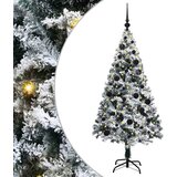 vidaXL Umestno božično drevo Zelena 150 cm PVC, jeklo in plastika, (5000066533) | Shoptok.si