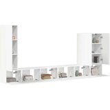  Namestitev na steno 6 pcs Visok sijaj bela - - Bela - 78.96 - 98 x 31 x 29,5 cm - 2025-vidaXL-Uvoz_2 | Shoptok.si