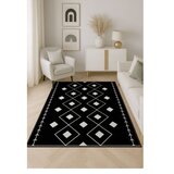 Conceptum Hypnose tepih HM-CRP25-12, Pravougaoni, 120 x 180 cm, Crno-bijeli | Eponuda.ba