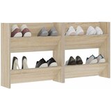  Zidni ormarići za cipele 2 kom boja hrasta 60x18x60 cm drveni | shoptok.hr