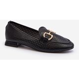 Boto Women's Flat Heel Loafers with Black Decoration Iluvana | shoptok.hr