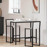  Stol Bijelo 100 x 50 x 91 cm Inženjerska drva i čelik | shoptok.hr