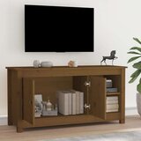 TV ormarić boja meda 103 x 36 5 x 52 cm od masivne borovine | shoptok.hr