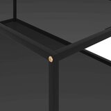 vidaXL stolić za kavu crni 120 x 60 x 35 cm od kaljenog stakla | shoptok.hr