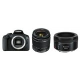 Canon EOS 2000D +18-55 IS + EF50 1,8 (kit sa 2 objektiva) | Eponuda.ba