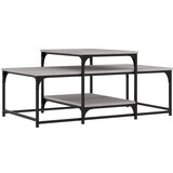  The Living Store Klubska mizica siva sonoma 102x60x45 cm inženirski les - Klubska Mizica, (21444983) | Shoptok.si