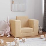  Dječji kauč na razvlačenje krem mekani plišani | shoptok.hr