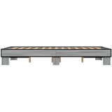  Okvir kreveta boja hrasta 140x200cm konstruirano drvo i metal | shoptok.hr