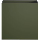  Vrtna saksija Maslinastozelena 50 x 30 x 40 cm Čelična vrata | shoptok.hr