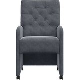 Blagovačke stolice s kotačima 2 pcs Tamno siva 58 x 67 x 97 cm | Eponuda.com