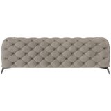 Ropez Sivo-bež baršunasti sofa 225 cm Chelsea – | shoptok.hr