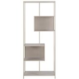 Actona Siv regal 77x185x35 cm Seaford – | Shoptok.si