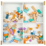 ECO TOYS Ecotoys stol sa spremnikom za igračke i dvije stolice | shoptok.hr