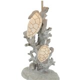 Mauro Ferretti Bijela/siva stolna lampa s tekstilnim sjenilom (visina 63,5 cm) Turtle – | shoptok.hr
