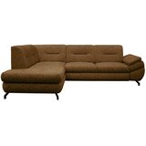 MID.YOU KOTNA SEDEŽNA GARNITURA, struktura, pliš rjava | Shoptok.si