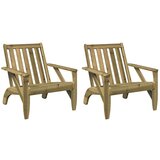 Maison Chic Vrtni stoli - Stol za vrt Adirondack 2 kosa Impregniran les borovec JS1851, (21877246) Cene