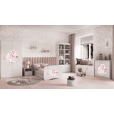 HAPPYKIDS Otroška postelja Dreamy 140x70 konj brez ležišča s predalom Bela | Shoptok.si