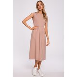 Made Of Emotion Ženska haljina M581 siva | braon | ružičasta | ePonuda.com