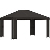 vidaXL Paviljon 4 × 3 m Antracit Poliester in jeklo 190, (5000219016) Cene