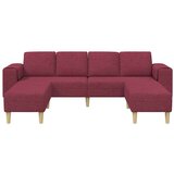  Set sofe 3 pcs boja crnog vina tkanina | shoptok.hr