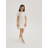 Reserved GIRLS` DRESS - krem | shoptok.hr