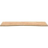 vidaXL Ploča za radni stol 140x60x2,5cm netretirane masivne hrastovine | shoptok.hr