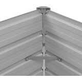  Povišena vrtna gredica smeđa 100 x 40 x 77 cm pocinčani čelik | shoptok.hr