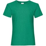 Fruit Of The Loom Valueweight Girls' Green T-shirt | Shoptok.si