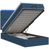  od pjene s madracem i LED-om Plava 100 x 200 cm Tkanina | shoptok.hr