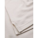Ombre Men's polo shirt with zipper neckline - white | Shoptok.si