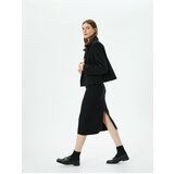 Koton Midi Knitwear Skirt Normal Waist Cene