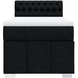 Box spring krevet s madracem crni 90x190 cm od tkanine | shoptok.hr