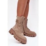 Boto Insulated workery women's with decoration beige Melisse | ePonuda.com