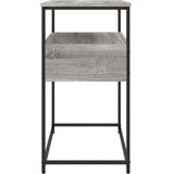 Konzolni stol siva boja hrasta 75x40x75 cm konstruirano drvo | shoptok.hr