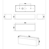 Top Light - LED zidno svetlo za kupatilo BOXTER LED/12W/230V IP65 4000K | Eponuda.com