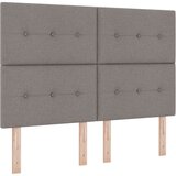  Naslon za glavu s gumbima taupe 140 cm tkanina | shoptok.hr