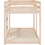 Krevet na kat 90 x 200 cm od masivne borovine | shoptok.hr