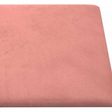  Zidna uzglavlja 12 kom. Ružičasta Baršun - Ružičasta 90 x 15 cm Pravokutno | shoptok.hr