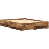  Krevet s ladicama Staro drvo Konstruirano drvo 140 x 200 cm | shoptok.hr