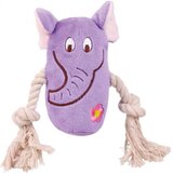 Trixie Igrača Pliš Živali z vrvjo mix 13cm | Shoptok.si