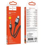 hoco. Audio AUX kabel Jack 3.5 mm (muški) na USB C (muški) 1 m UPA32B crni | shoptok.hr