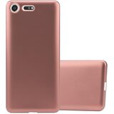 Cadorabo CARE, združljiv s Sonyjem v kovinskem rosă ‰ Gold - zaščitni pokrov iz fleksibilnega silikona TPU, (20589044) | Shoptok.si